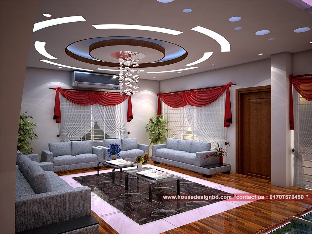 Modern Living Room Interior Design.