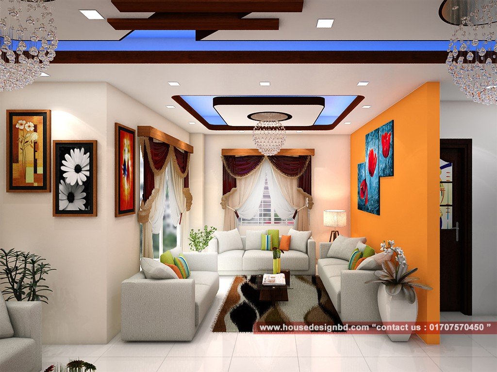 Modern Living Room Interior Design.