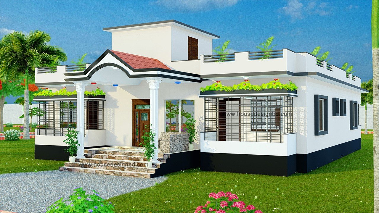 Read more about the article 5 Bedroom House Design. ৫ বেডরুমের  বাড়ির ডিজাইন।