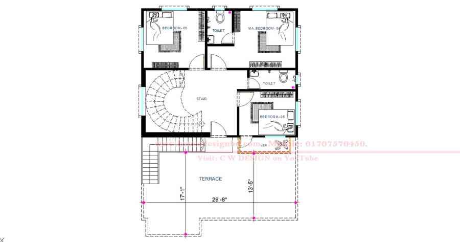 5-Bedroom-Duplex-House-Design-Ground-Floor