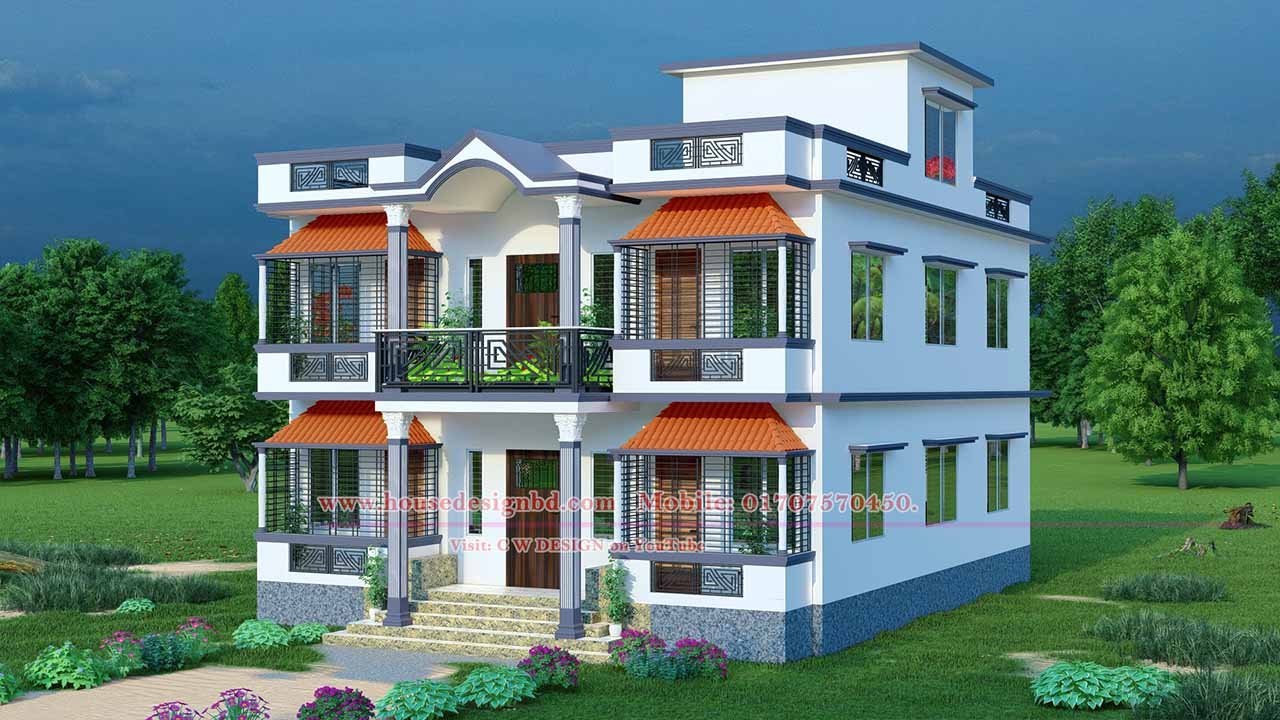 New Home Design In Village. - HOUSE DESIGN BD